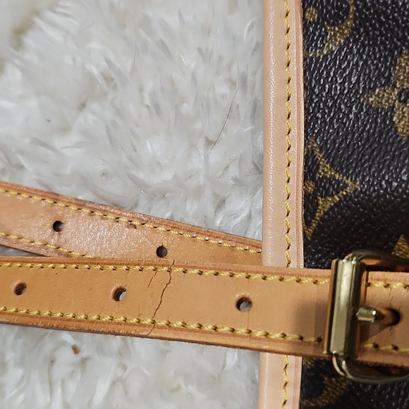 💥New & Clean Vintage Louis Vuitton Tan and Brown Monogram Tote - Picture 6 of 15